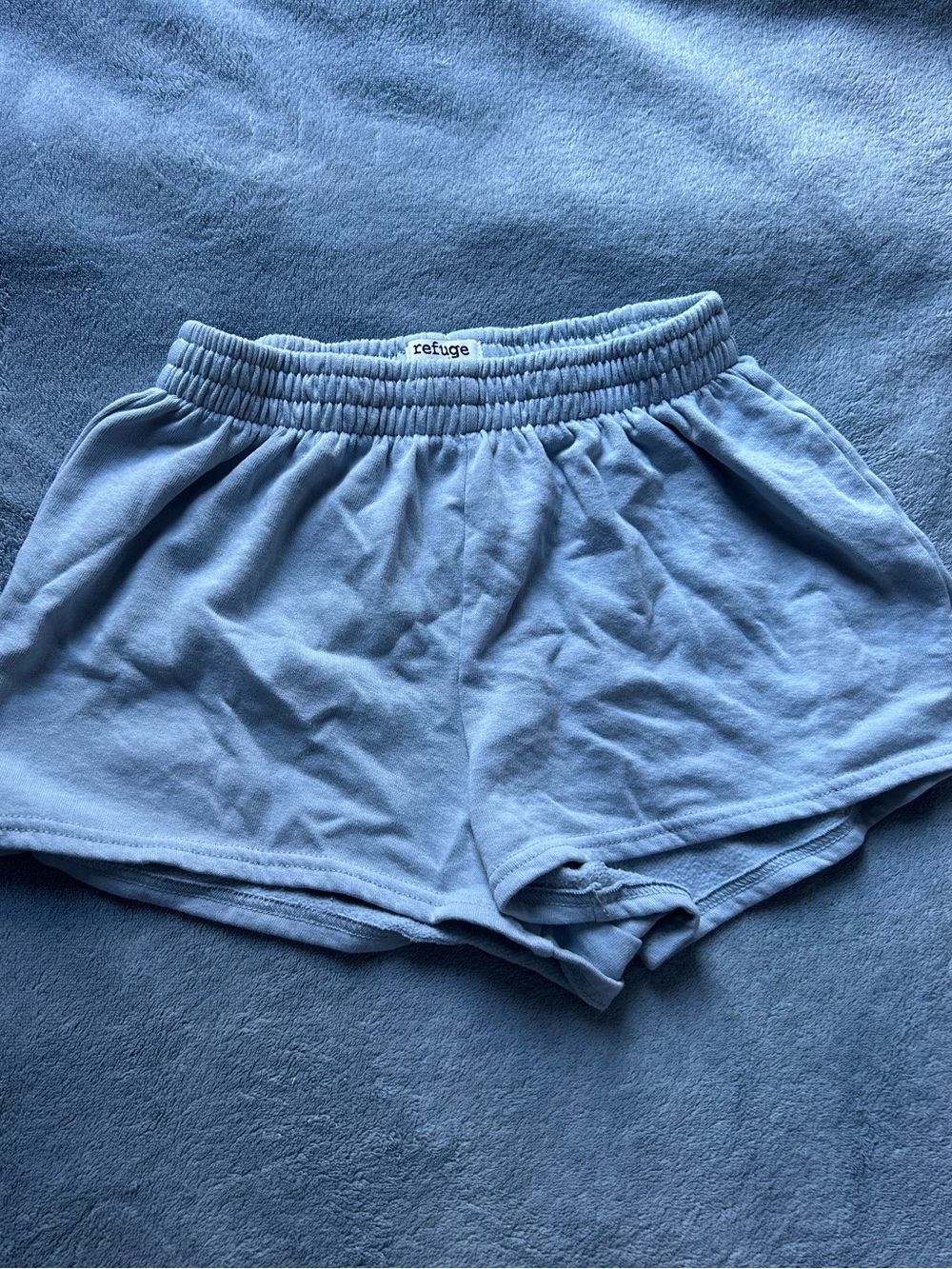 refuge athletics Sky Blue Athletic Lounge Sweat Shorts